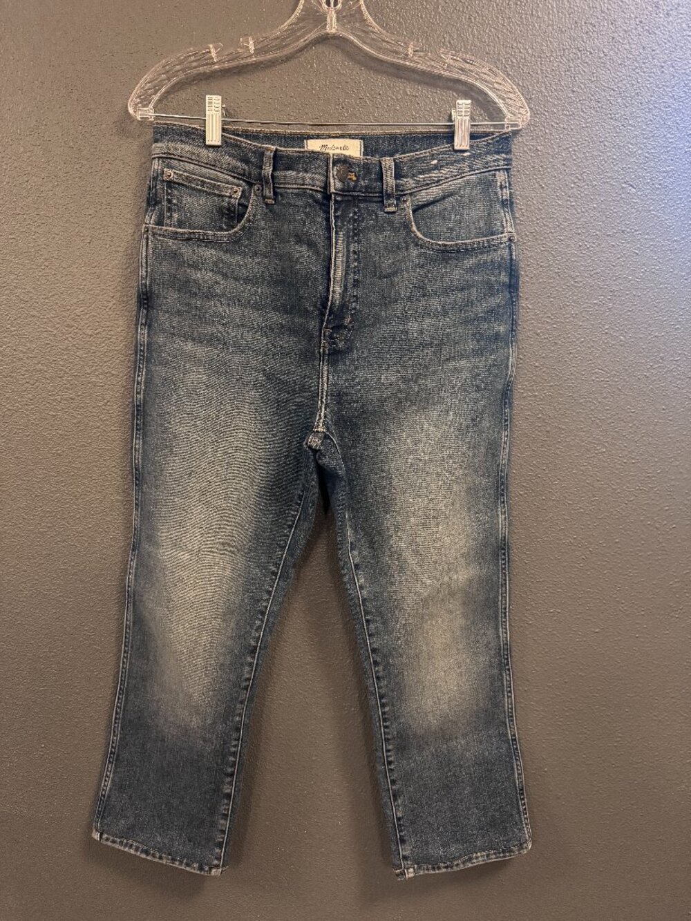 Liz Claiborne High Rise Straight Leg Ankle Jeans Medium Wash